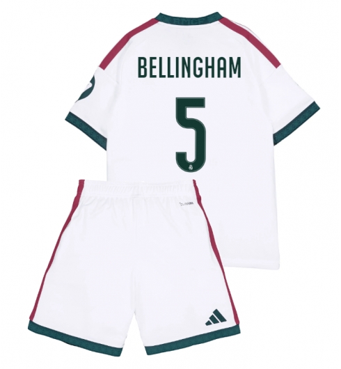 Koszulka piłkarska Real Madrid Jude Bellingham #5 Koszulka Podstawowej dziecięce 2026-27 Krótki Rękaw (+ Krótkie spodenki) Koszulka piłkarska Real Madrid Jude Bellingham #5 Koszulka Podstawowej dziecięce 2026-27 Krótki Rękaw (+ Krótkie spodenki)