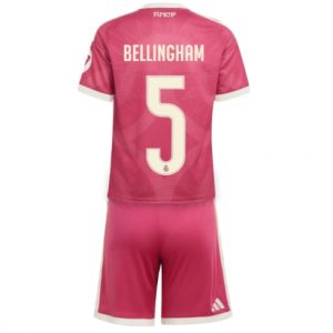 Koszulka piłkarska Real Madrid Jude Bellingham #5 Koszulka Trzeciej dziecięce 2026-27 Krótki Rękaw (+ Krótkie spodenki)