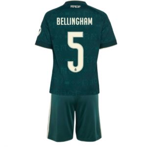 Koszulka piłkarska Real Madrid Jude Bellingham #5 Koszulka Wyjazdowej dziecięce 2026-27 Krótki Rękaw (+ Krótkie spodenki)