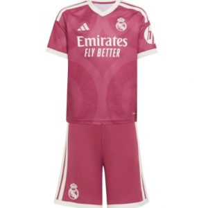 Koszulka piłkarska Real Madrid Koszulka Trzeciej dziecięce 2026-27 Krótki Rękaw (+ Krótkie spodenki)