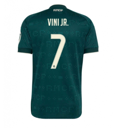 Koszulka piłkarska Real Madrid Vinicius Junior #7 Koszulka Wyjazdowej 2026-27 Krótki Rękaw Koszulka piłkarska Real Madrid Vinicius Junior #7 Koszulka Wyjazdowej 2026-27 Krótki Rękaw