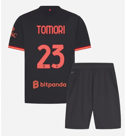 Koszulka piłkarska AC Milan Fikayo Tomori #23 Koszulka Trzeciej dziecięce 2026-27 Krótki Rękaw (+ Krótkie spodenki) Koszulka piłkarska AC Milan Fikayo Tomori #23 Koszulka Trzeciej dziecięce 2026-27 Krótki Rękaw (+ Krótkie spodenki)