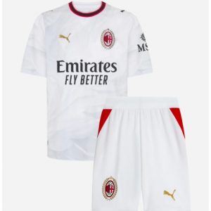 Koszulka piłkarska AC Milan Koszulka Wyjazdowej dziecięce 2026-27 Krótki Rękaw (+ Krótkie spodenki) Koszulka piłkarska AC Milan Koszulka Wyjazdowej dziecięce 2026-27 Krótki Rękaw (+ Krótkie spodenki)