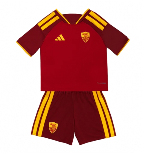 Koszulka piłkarska AS Roma Matias Soule #18 Koszulka Podstawowej dziecięce 2026-27 Krótki Rękaw (+ Krótkie spodenki) 2 Koszulka piłkarska AS Roma Matias Soule #18 Koszulka Podstawowej dziecięce 2026-27 Krótki Rękaw (+ Krótkie spodenki)