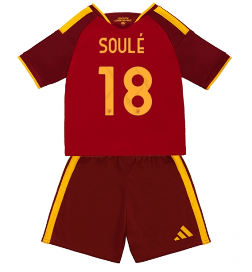 Koszulka piłkarska AS Roma Matias Soule #18 Koszulka Podstawowej dziecięce 2026-27 Krótki Rękaw (+ Krótkie spodenki) Koszulka piłkarska AS Roma Matias Soule #18 Koszulka Podstawowej dziecięce 2026-27 Krótki Rękaw (+ Krótkie spodenki)