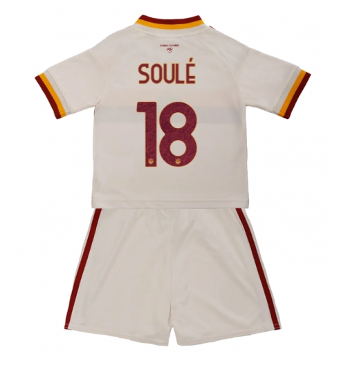 Koszulka piłkarska AS Roma Matias Soule #18 Koszulka Wyjazdowej dziecięce 2026-27 Krótki Rękaw (+ Krótkie spodenki) Koszulka piłkarska AS Roma Matias Soule #18 Koszulka Wyjazdowej dziecięce 2026-27 Krótki Rękaw (+ Krótkie spodenki)