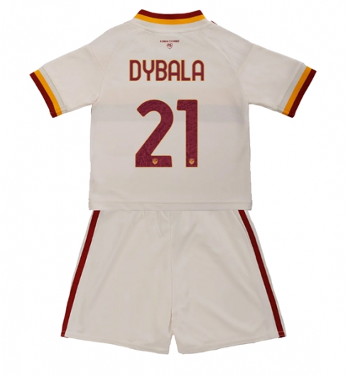 Koszulka piłkarska AS Roma Paulo Dybala #21 Koszulka Wyjazdowej dziecięce 2026-27 Krótki Rękaw (+ Krótkie spodenki) Koszulka piłkarska AS Roma Paulo Dybala #21 Koszulka Wyjazdowej dziecięce 2026-27 Krótki Rękaw (+ Krótkie spodenki)