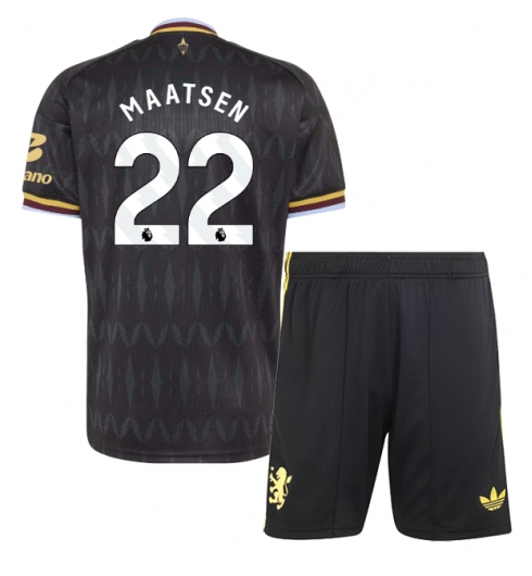 Koszulka piłkarska Aston Villa Ian Maatsen #22 Koszulka Wyjazdowej dziecięce 2026-27 Krótki Rękaw (+ Krótkie spodenki) Koszulka piłkarska Aston Villa Ian Maatsen #22 Koszulka Wyjazdowej dziecięce 2026-27 Krótki Rękaw (+ Krótkie spodenki)