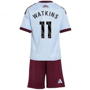 Koszulka piłkarska Aston Villa Ollie Watkins #11 Koszulka Trzeciej dziecięce 2026-27 Krótki Rękaw (+ Krótkie spodenki)