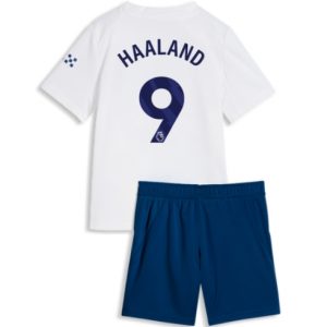 Koszulka piłkarska Manchester City Erling Haaland #9 Koszulka Trzeciej dziecięce 2026-27 Krótki Rękaw (+ Krótkie spodenki) Koszulka piłkarska Manchester City Erling Haaland #9 Koszulka Trzeciej dziecięce 2026-27 Krótki Rękaw (+ Krótkie spodenki)