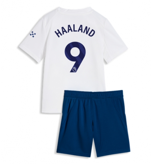 Koszulka piłkarska Manchester City Erling Haaland #9 Koszulka Trzeciej dziecięce 2026-27 Krótki Rękaw (+ Krótkie spodenki) Koszulka piłkarska Manchester City Erling Haaland #9 Koszulka Trzeciej dziecięce 2026-27 Krótki Rękaw (+ Krótkie spodenki)