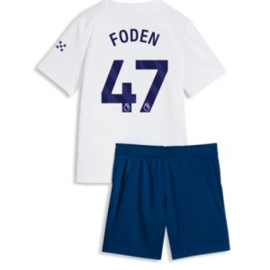 Koszulka piłkarska Manchester City Phil Foden #47 Koszulka Trzeciej dziecięce 2026-27 Krótki Rękaw (+ Krótkie spodenki) Koszulka piłkarska Manchester City Phil Foden #47 Koszulka Trzeciej dziecięce 2026-27 Krótki Rękaw (+ Krótkie spodenki)