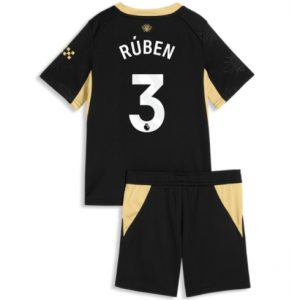 Koszulka piłkarska Manchester City Ruben Dias #3 Koszulka Wyjazdowej dziecięce 2026-27 Krótki Rękaw (+ Krótkie spodenki) Koszulka piłkarska Manchester City Ruben Dias #3 Koszulka Wyjazdowej dziecięce 2026-27 Krótki Rękaw (+ Krótkie spodenki)