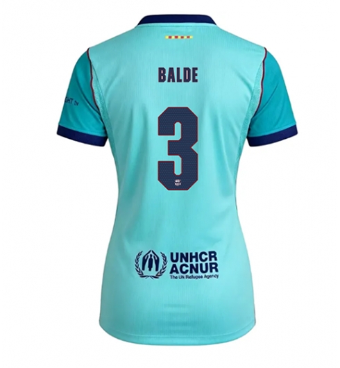 Koszulka piłkarska Barcelona Alejandro Balde #3 Koszulka Trzeciej damskie 2026-27 Krótki Rękaw Koszulka piłkarska Barcelona Alejandro Balde #3 Koszulka Trzeciej damskie 2026-27 Krótki Rękaw