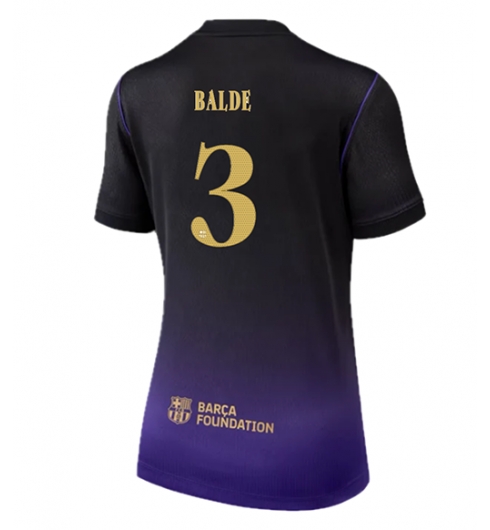 Koszulka piłkarska Barcelona Alejandro Balde #3 Koszulka Wyjazdowej damskie 2026-27 Krótki Rękaw Koszulka piłkarska Barcelona Alejandro Balde #3 Koszulka Wyjazdowej damskie 2026-27 Krótki Rękaw