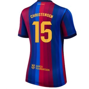 Koszulka piłkarska Barcelona Andreas Christensen #15 Koszulka Podstawowej damskie 2026-27 Krótki Rękaw Koszulka piłkarska Barcelona Andreas Christensen #15 Koszulka Podstawowej damskie 2026-27 Krótki Rękaw