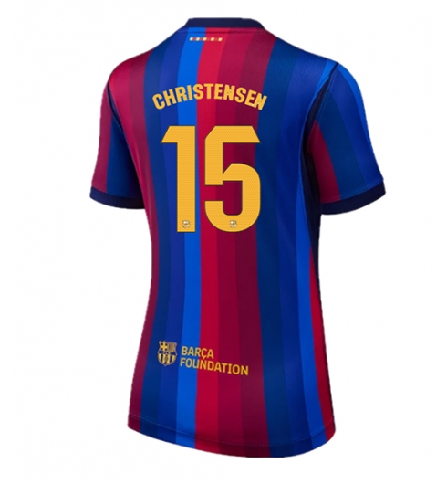 Koszulka piłkarska Barcelona Andreas Christensen #15 Koszulka Podstawowej damskie 2026-27 Krótki Rękaw Koszulka piłkarska Barcelona Andreas Christensen #15 Koszulka Podstawowej damskie 2026-27 Krótki Rękaw
