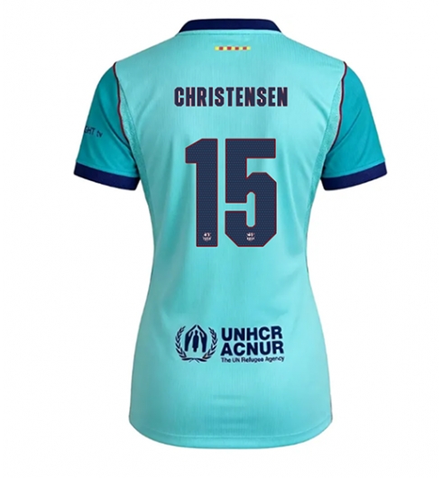 Koszulka piłkarska Barcelona Andreas Christensen #15 Koszulka Trzeciej damskie 2026-27 Krótki Rękaw Koszulka piłkarska Barcelona Andreas Christensen #15 Koszulka Trzeciej damskie 2026-27 Krótki Rękaw