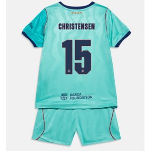 Koszulka piłkarska Barcelona Andreas Christensen #15 Koszulka Trzeciej dziecięce 2026-27 Krótki Rękaw (+ Krótkie spodenki)