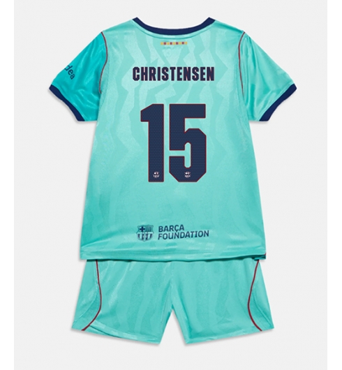 Koszulka piłkarska Barcelona Andreas Christensen #15 Koszulka Trzeciej dziecięce 2026-27 Krótki Rękaw (+ Krótkie spodenki) Koszulka piłkarska Barcelona Andreas Christensen #15 Koszulka Trzeciej dziecięce 2026-27 Krótki Rękaw (+ Krótkie spodenki)