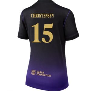 Koszulka piłkarska Barcelona Andreas Christensen #15 Koszulka Wyjazdowej damskie 2026-27 Krótki Rękaw Koszulka piłkarska Barcelona Andreas Christensen #15 Koszulka Wyjazdowej damskie 2026-27 Krótki Rękaw