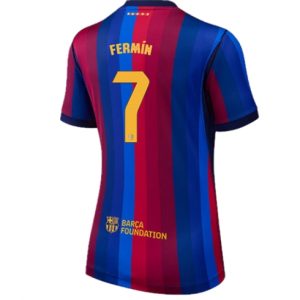 Koszulka piłkarska Barcelona Fermin Lopez #7 Koszulka Podstawowej damskie 2026-27 Krótki Rękaw Koszulka piłkarska Barcelona Fermin Lopez #7 Koszulka Podstawowej damskie 2026-27 Krótki Rękaw