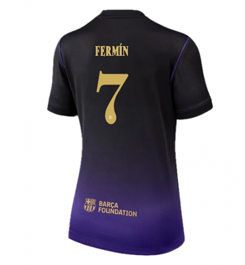 Koszulka piłkarska Barcelona Fermin Lopez #7 Koszulka Wyjazdowej damskie 2026-27 Krótki Rękaw Koszulka piłkarska Barcelona Fermin Lopez #7 Koszulka Wyjazdowej damskie 2026-27 Krótki Rękaw
