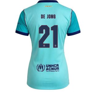 Koszulka piłkarska Barcelona Frenkie de Jong #21 Koszulka Trzeciej damskie 2026-27 Krótki Rękaw Koszulka piłkarska Barcelona Frenkie de Jong #21 Koszulka Trzeciej damskie 2026-27 Krótki Rękaw