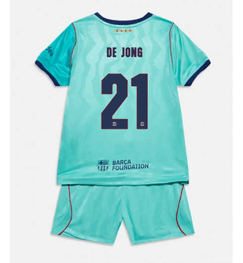Koszulka piłkarska Barcelona Frenkie de Jong #21 Koszulka Trzeciej dziecięce 2026-27 Krótki Rękaw (+ Krótkie spodenki) Koszulka piłkarska Barcelona Frenkie de Jong #21 Koszulka Trzeciej dziecięce 2026-27 Krótki Rękaw (+ Krótkie spodenki)
