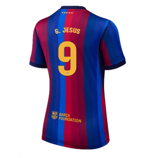 Koszulka piłkarska Barcelona Gabriel Jesus #9 Koszulka Podstawowej damskie 2026-27 Krótki Rękaw Koszulka piłkarska Barcelona Gabriel Jesus #9 Koszulka Podstawowej damskie 2026-27 Krótki Rękaw