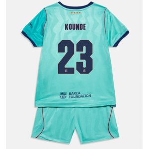 Koszulka piłkarska Barcelona Jules Kounde #23 Koszulka Trzeciej dziecięce 2026-27 Krótki Rękaw (+ Krótkie spodenki)