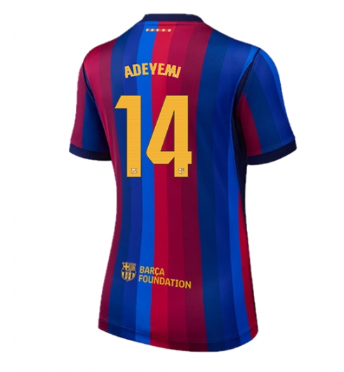 Koszulka piłkarska Barcelona Karim Adeyemi #14 Koszulka Podstawowej damskie 2026-27 Krótki Rękaw Koszulka piłkarska Barcelona Karim Adeyemi #14 Koszulka Podstawowej damskie 2026-27 Krótki Rękaw