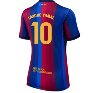Koszulka piłkarska Barcelona Lamine Yamal #10 Koszulka Podstawowej damskie 2026-27 Krótki Rękaw Koszulka piłkarska Barcelona Lamine Yamal #10 Koszulka Podstawowej damskie 2026-27 Krótki Rękaw