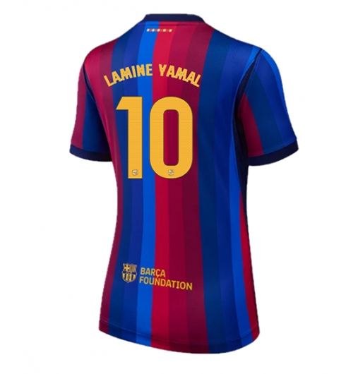 Koszulka piłkarska Barcelona Lamine Yamal #10 Koszulka Podstawowej damskie 2026-27 Krótki Rękaw Koszulka piłkarska Barcelona Lamine Yamal #10 Koszulka Podstawowej damskie 2026-27 Krótki Rękaw