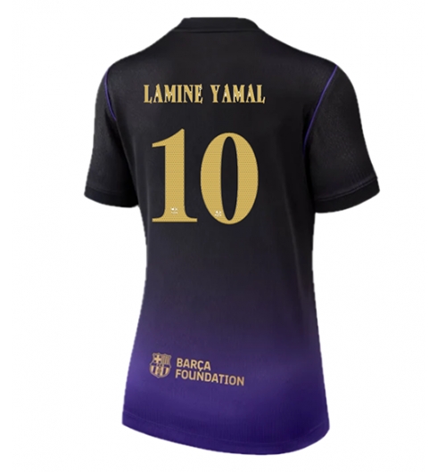 Koszulka piłkarska Barcelona Lamine Yamal #10 Koszulka Wyjazdowej damskie 2026-27 Krótki Rękaw Koszulka piłkarska Barcelona Lamine Yamal #10 Koszulka Wyjazdowej damskie 2026-27 Krótki Rękaw