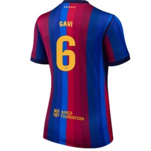 Koszulka piłkarska Barcelona Paez Gavi #6 Koszulka Podstawowej damskie 2026-27 Krótki Rękaw Koszulka piłkarska Barcelona Paez Gavi #6 Koszulka Podstawowej damskie 2026-27 Krótki Rękaw