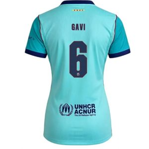 Koszulka piłkarska Barcelona Paez Gavi #6 Koszulka Trzeciej damskie 2026-27 Krótki Rękaw Koszulka piłkarska Barcelona Paez Gavi #6 Koszulka Trzeciej damskie 2026-27 Krótki Rękaw