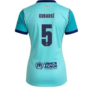 Koszulka piłkarska Barcelona Pau Cubarsi #5 Koszulka Trzeciej damskie 2026-27 Krótki Rękaw Koszulka piłkarska Barcelona Pau Cubarsi #5 Koszulka Trzeciej damskie 2026-27 Krótki Rękaw