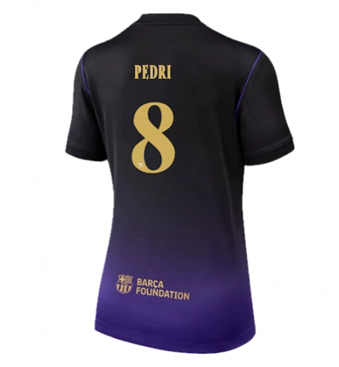 Koszulka piłkarska Barcelona Pedri Gonzalez #8 Koszulka Wyjazdowej damskie 2026-27 Krótki Rękaw Koszulka piłkarska Barcelona Pedri Gonzalez #8 Koszulka Wyjazdowej damskie 2026-27 Krótki Rękaw
