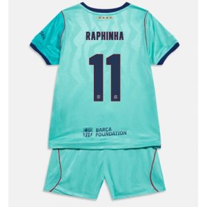 Koszulka piłkarska Barcelona Raphinha Belloli #11 Koszulka Trzeciej dziecięce 2026-27 Krótki Rękaw (+ Krótkie spodenki)