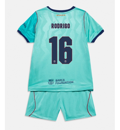 Koszulka piłkarska Barcelona Rodri Hernandez #16 Koszulka Trzeciej dziecięce 2026-27 Krótki Rękaw (+ Krótkie spodenki) Koszulka piłkarska Barcelona Rodri Hernandez #16 Koszulka Trzeciej dziecięce 2026-27 Krótki Rękaw (+ Krótkie spodenki)